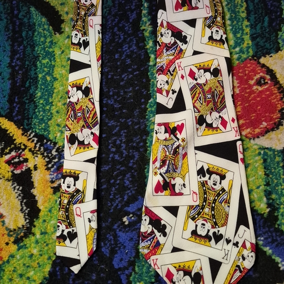 Playing Card Pattern Tie - Picture 5 of 8